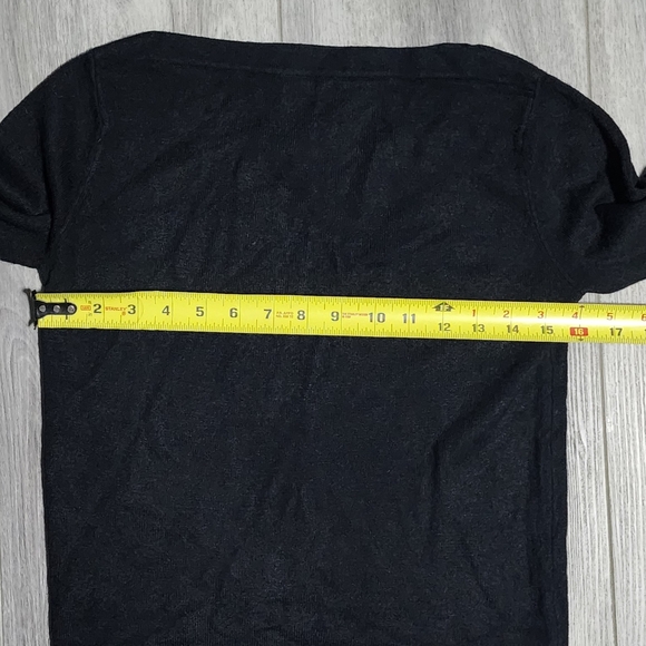 Chic Vintage Y2K Esprit Black Long Sleeve “Boat-Neck” Sweater Top - Size Medium - Picture 7 of 8